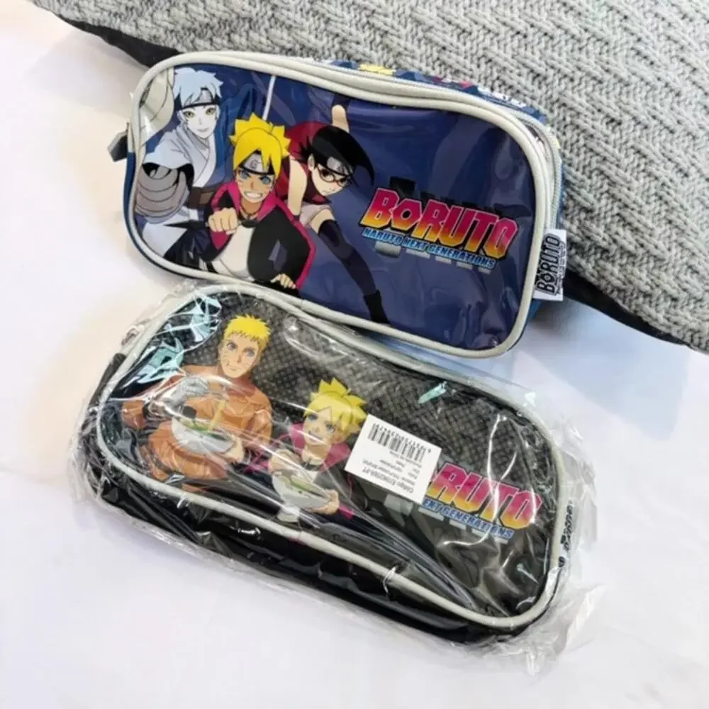 Official Boruto-Naruto Next Generations Two Compartments Pencil Case Black